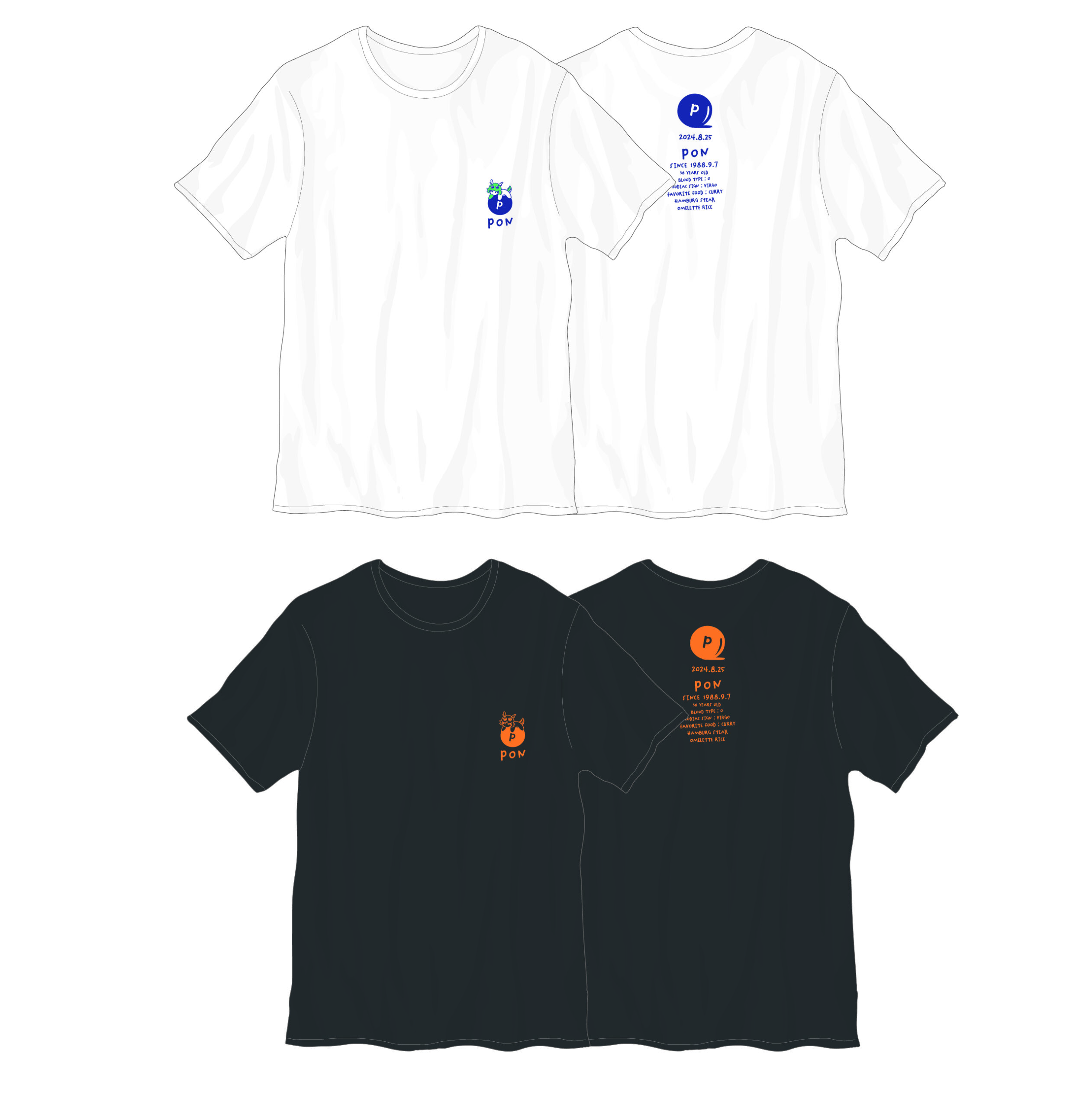 PON Birth Day GOODS 2024 Tシャツ