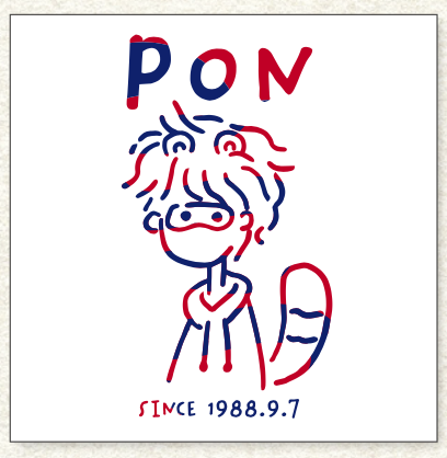 PON Birth Day GOODS 2023 クリアステッカー